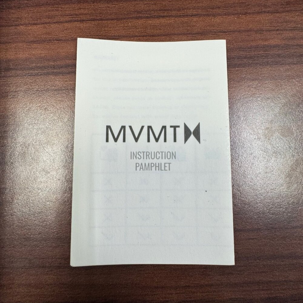 MVMT Men's Chrono Gun Metal/Sandstone Watch (45MM) With Original Box/User Manual - Picture 12 of 13